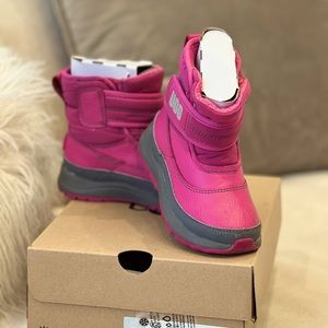 UGG Australia Kid's Winter Waterproof Pink Ankle Boots Shoes Size 8